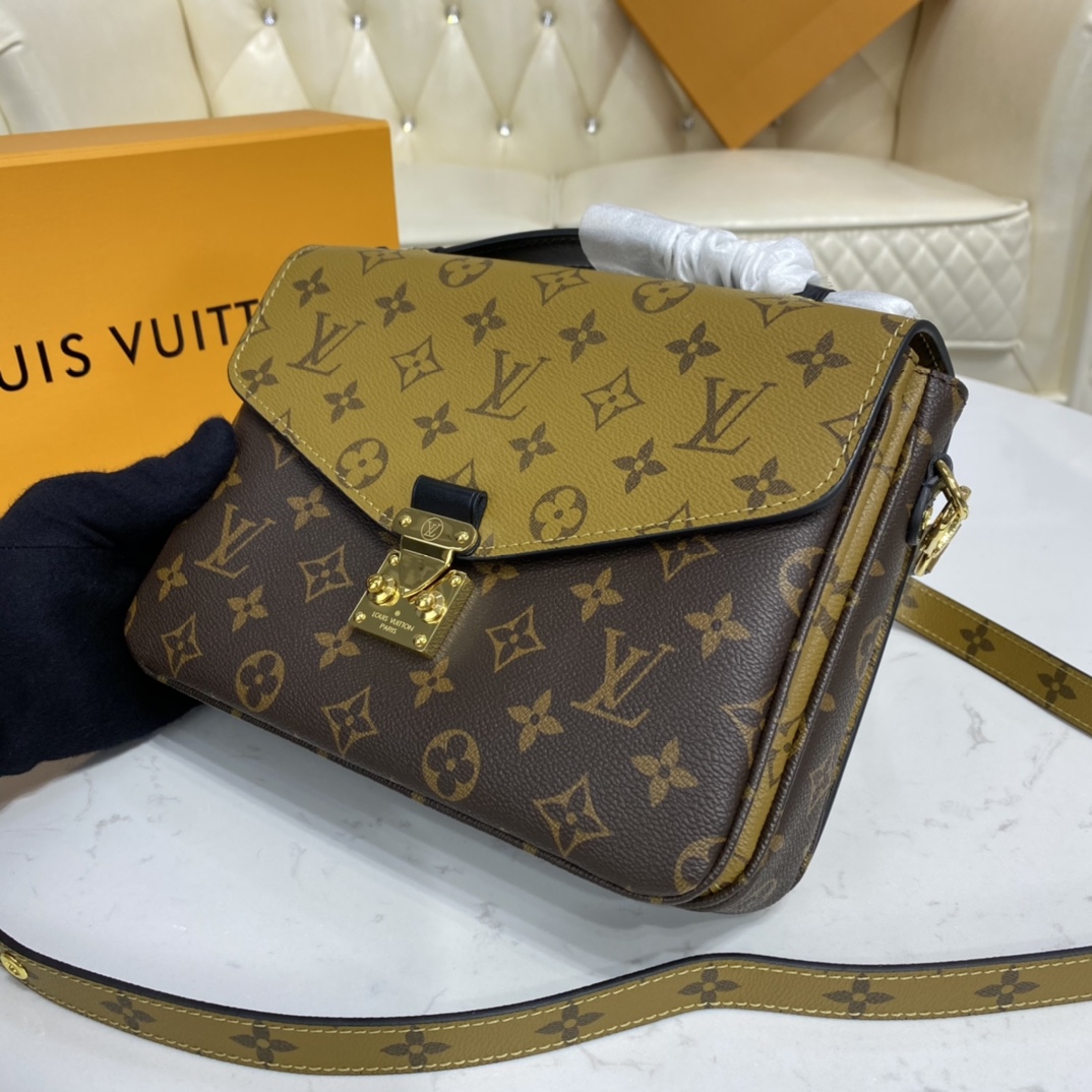 Louis Vuitton POCHETTE METIS Handbag Monogram Reverse M44876 